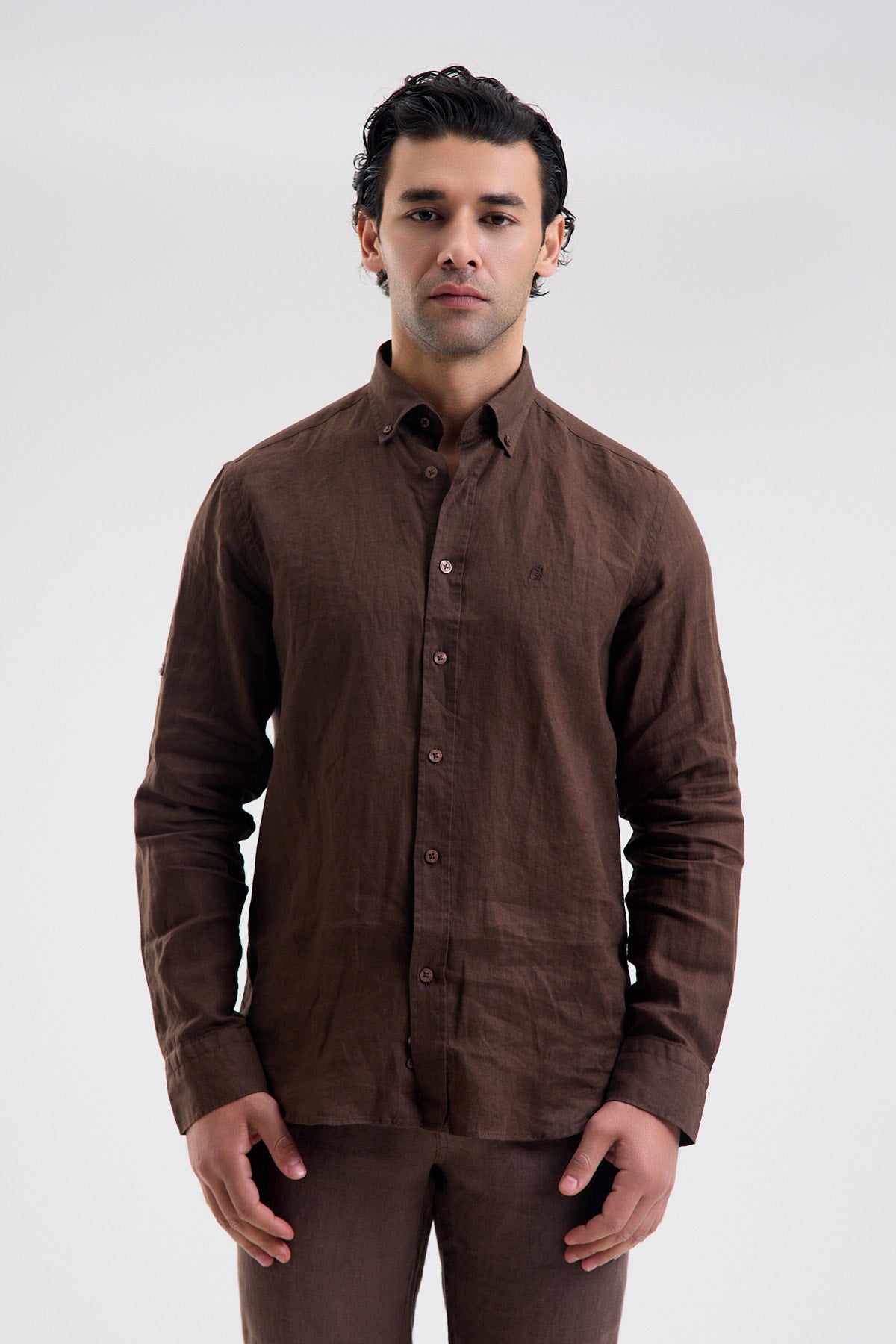 Pure Linen Long Sleeve Shirt