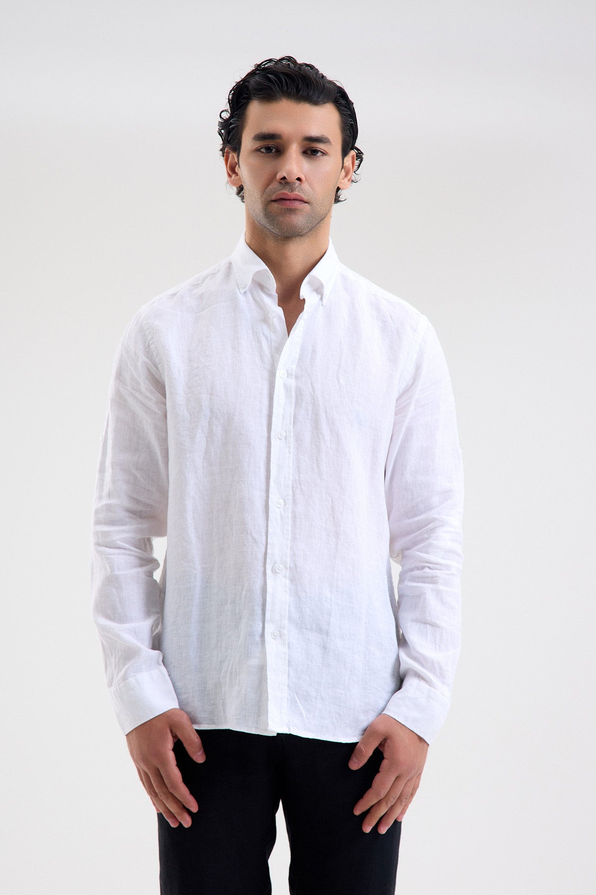 Pure Linen Long Sleeve Shirt