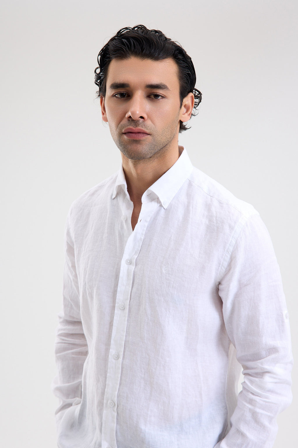 Pure Linen Long Sleeve Shirt