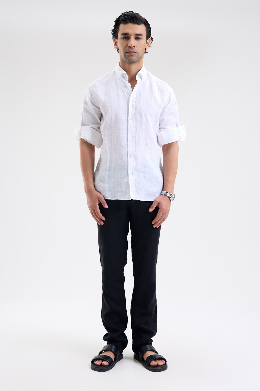 Pure Linen Long Sleeve Shirt
