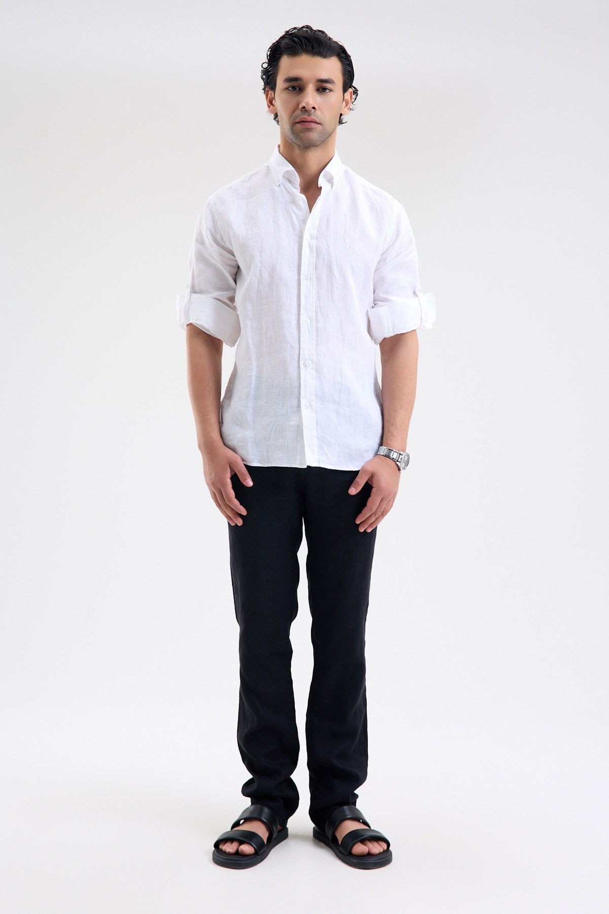 Pure Linen Long Sleeve Shirt