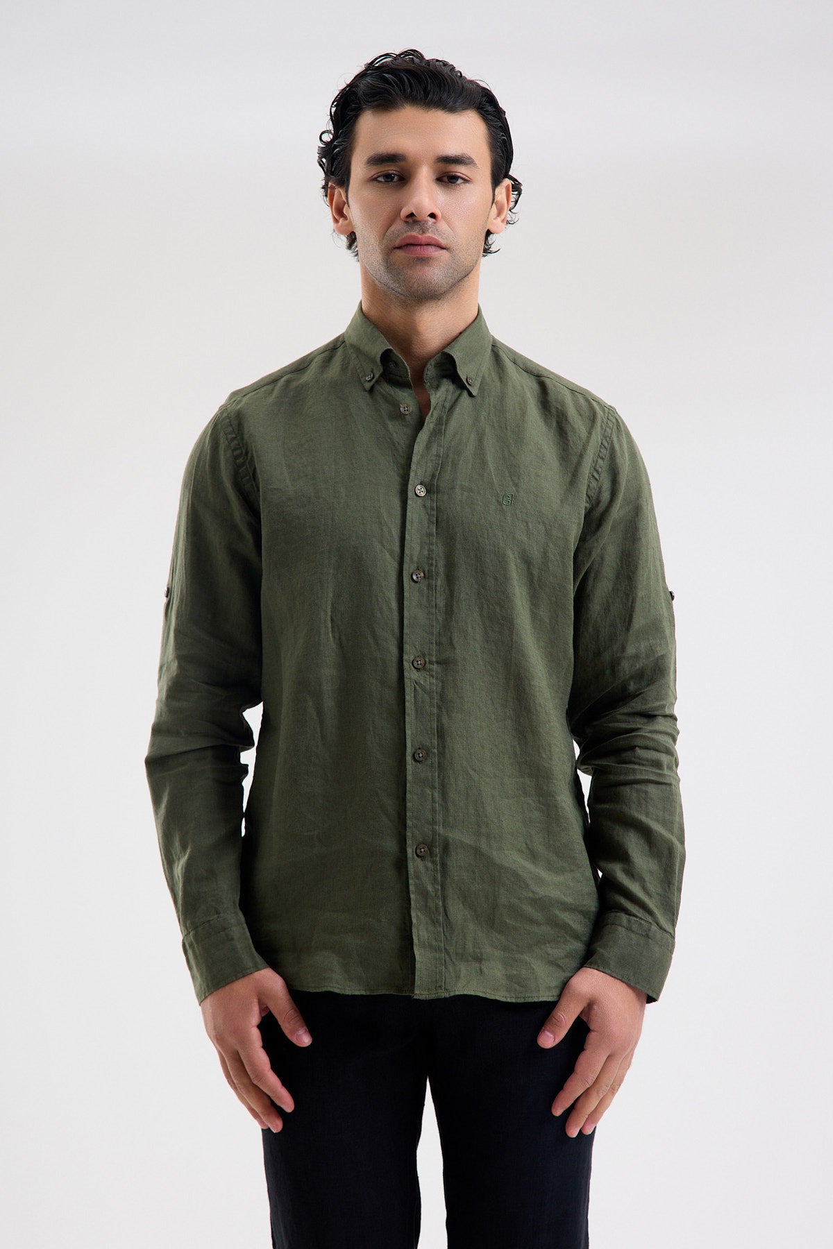 Pure Linen Long Sleeve Shirt