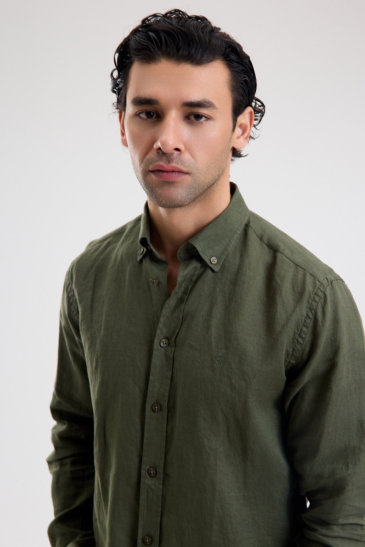 Pure Linen Long Sleeve Shirt