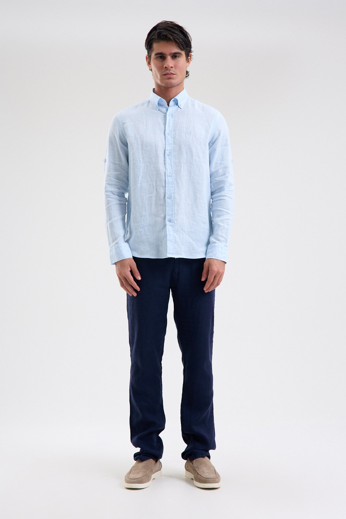 Pure Linen Long Sleeve Shirt