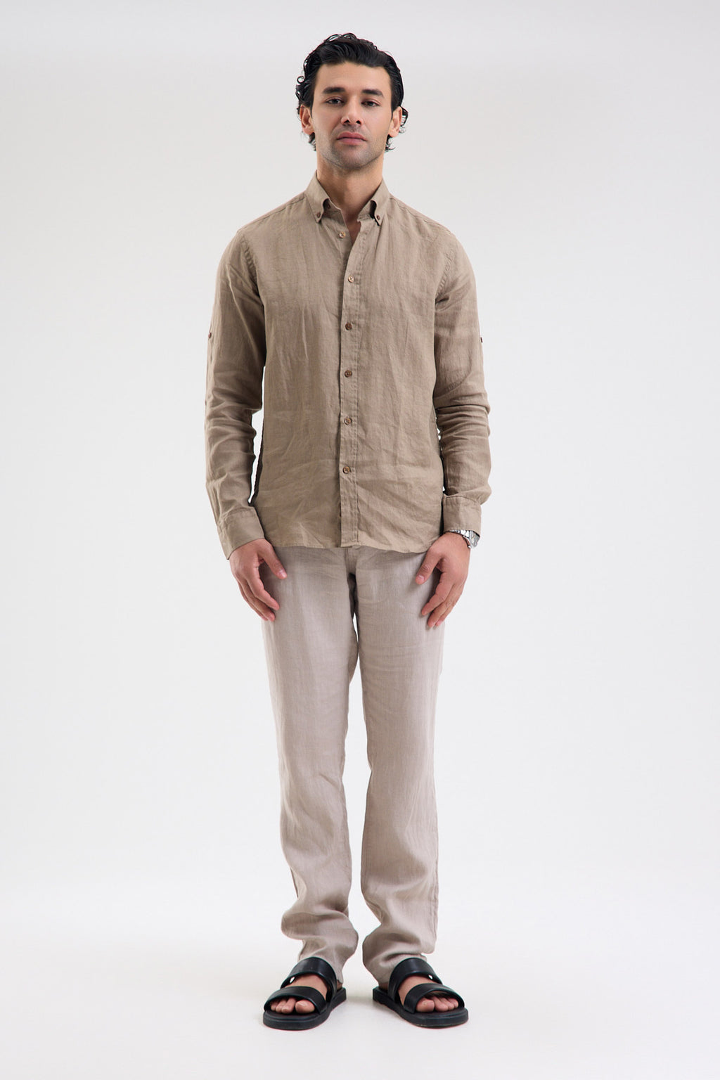 Pure Linen Long Sleeve Shirt