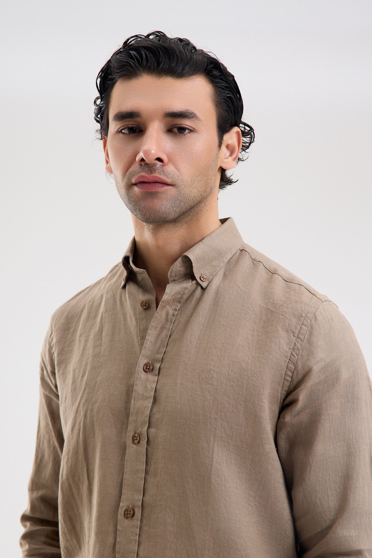 Pure Linen Long Sleeve Shirt