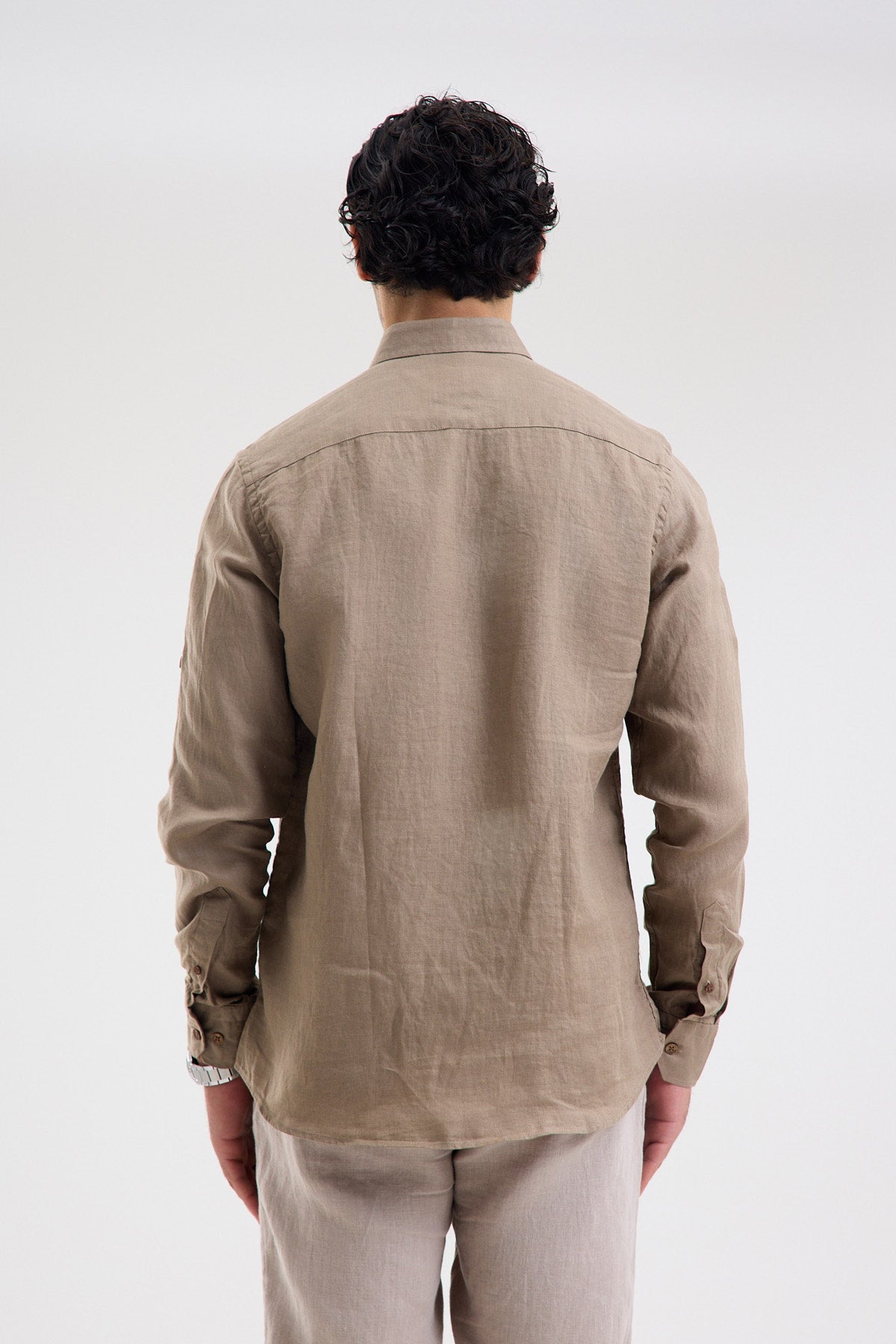 Pure Linen Long Sleeve Shirt