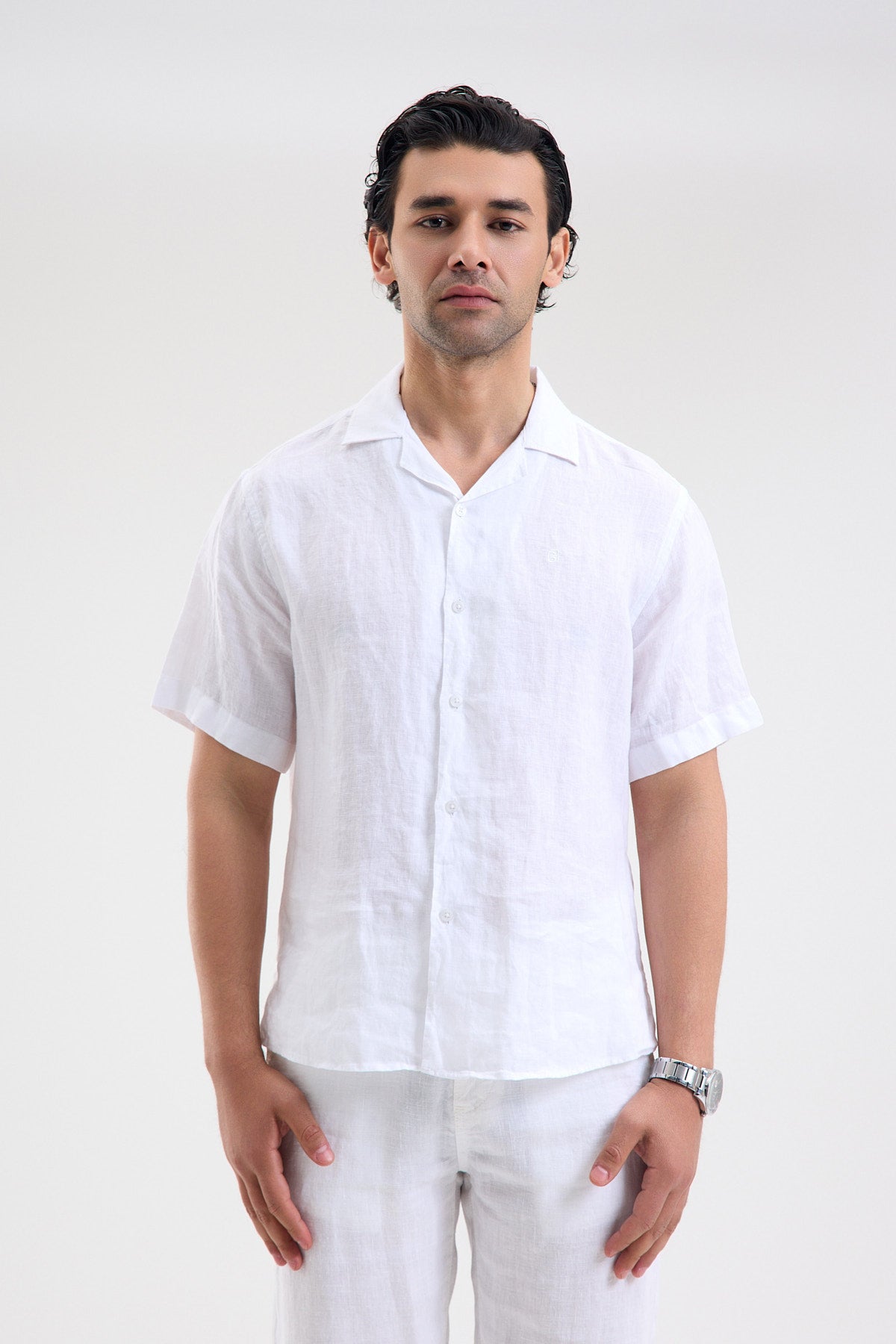 Pure Linen Short Sleeve Shirt